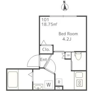東京都中野区南台5【マンション】の間取り