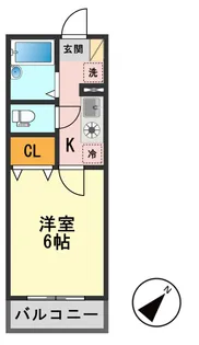 東京都葛飾区東金町4【アパート】の間取り