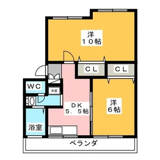 第2ミネマンション【2階】の間取り