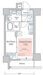 アーバネックス西新宿II【3階】の間取り