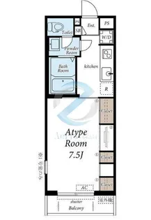 東京都江戸川区篠崎町5【アパート】の間取り