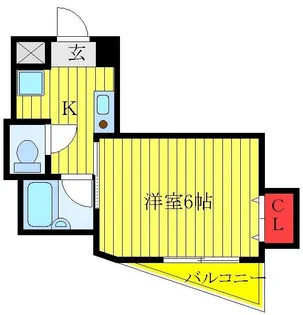 パールレジデンス板橋【4階】の間取り