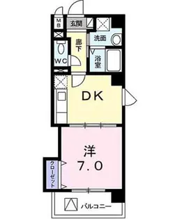 東京都墨田区横川3【マンション】の間取り