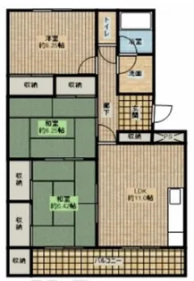 プライムコート大和田【1階】の間取り