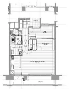 深沢ハウス I棟【13階】の間取り