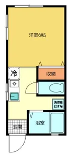 高円寺ドエル【2階】の間取り