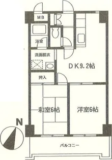 ドミールTS【3階】の間取り