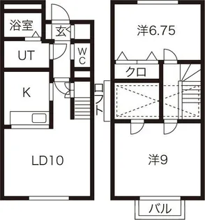 リジエールE棟【1階】の間取り