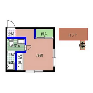 ハウズ下野【2階】の間取り