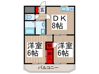 KUK【3階】の間取り
