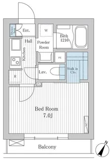 東京都港区白金台5【マンション】の間取り