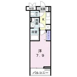 ベルフィオーレ【3階】の間取り