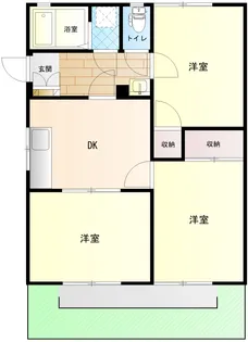 メゾンボヌール B【1階】の間取り