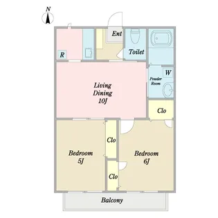 リヴァージュ【1階】の間取り