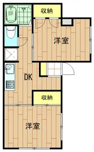 神奈川県川崎市中原区市ノ坪【マンション】の間取り