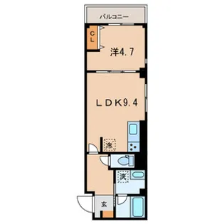 東京都墨田区亀沢3【マンション】の間取り