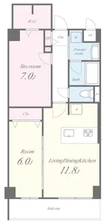 仮称)須賀様マンション【1階】の間取り