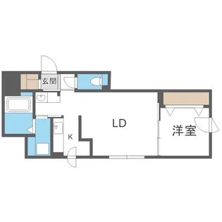 北海道札幌市西区八軒一条東1【マンション】の間取り