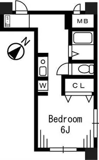 オーシャンヒルズ東山【2階】の間取り