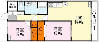 富士ロイヤルアベニュー【1階】の間取り