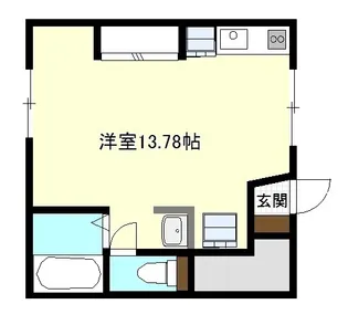 CASACOZY五日市中央【1階】の間取り