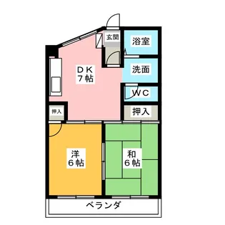 メゾンアイレス【3階】の間取り