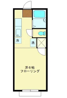 東京都新宿区高田馬場4【アパート】の間取り