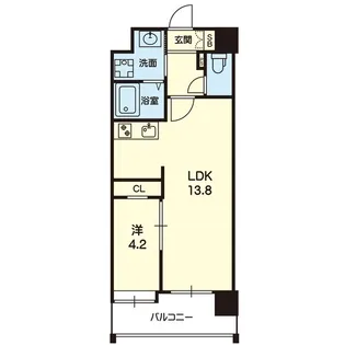 mon reve菊陽【4階】の間取り