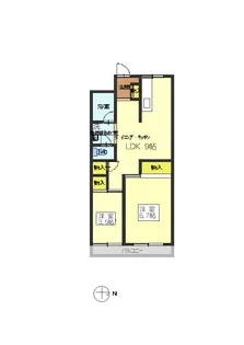 キャッスル上大岡【7階】の間取り