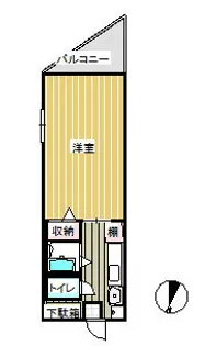 Cobaマンション【1階】の間取り