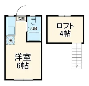 ドエル馬絹B【1階】の間取り