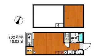 フレグランス博多【2階】の間取り