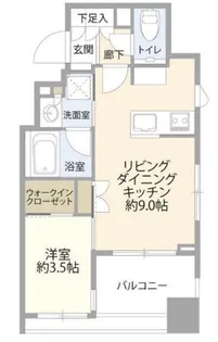 クリオ千代田御茶ノ水【4階】の間取り