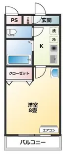 ラフィネ津田沼【2階】の間取り