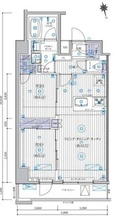 MAXIV CROS 高島平 MIRAIS【8階】の間取り