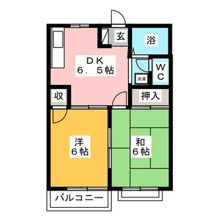 ハイネスU【2階】の間取り