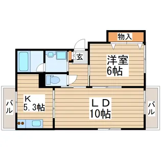第3鴫原ビル(鴫原第三ビル)【3階】の間取り