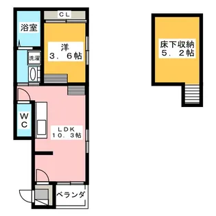 ドミナント堀田【2階】の間取り
