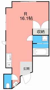タウンコート末広【2階】の間取り