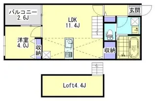 GOENNII【1階】の間取り