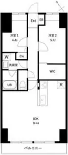 PARK MODERN 西葛西【2階】の間取り
