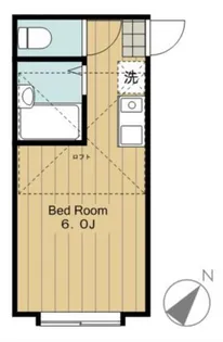 パンシオン淵野辺【1階】の間取り