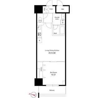 グレイス綾瀬【5階】の間取り