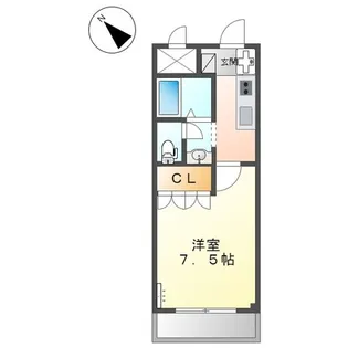 North Windy【1階】の間取り