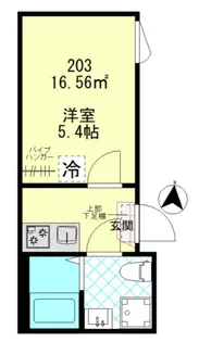 ザ・ハウス羽田【2階】の間取り
