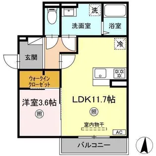 PREMILIFE須賀【2階】の間取り
