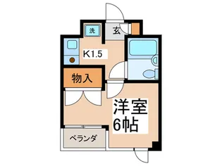 中佐ハイツ【1階】の間取り