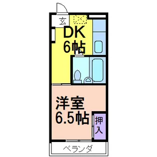 カヌマヒルズ【1階】の間取り