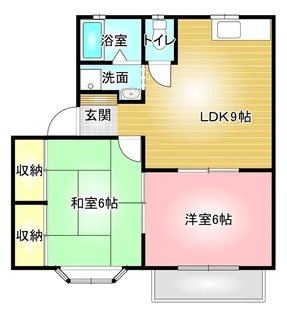 レジデンス明和B【2階】の間取り