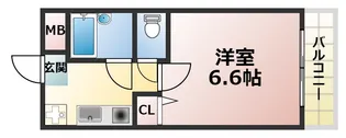 深江イースト【3階】の間取り